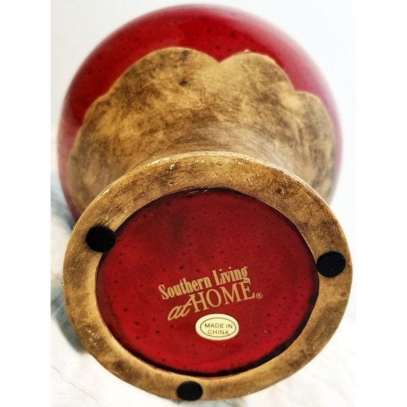 Southern Living Home Olive Jar Trio Red Vase Brown Greek Italian Mediterranean - Picture 10 of 12